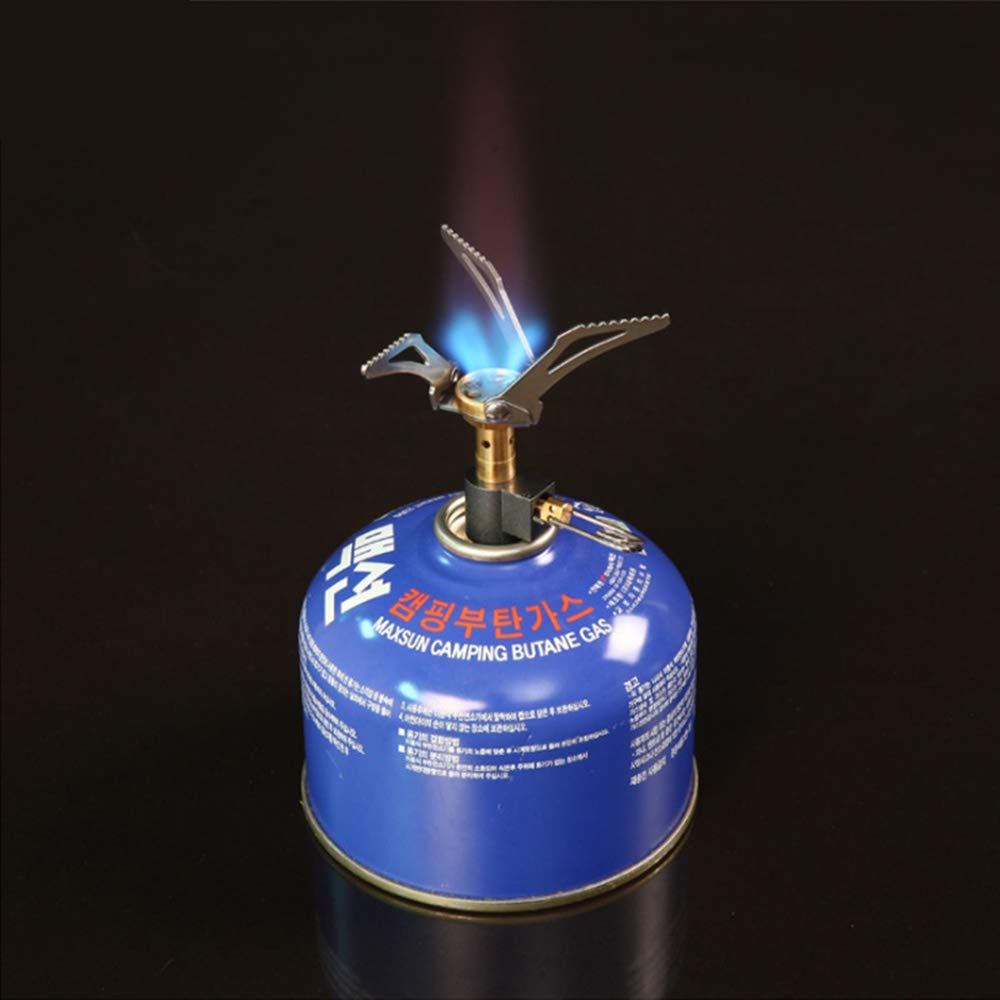 Desert & Fox Ultralight Mini Camping Stove, 2600W Power Titanium Alloy Automatic Foldable Outdoor Cookware Tool For Picnic, Cook