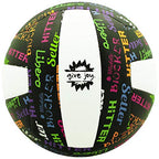 Molten Volleyball Positions Recreational Volleyball, Black/Neon Colors, Official, Ms500-Vbp