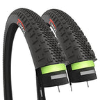 Fincci Pair Bike Tires 700X38C 40-622 With 1Mm Antipuncture Protection For Electric Road Gravel Mtb Mountain Hybrid Bike Bicycle