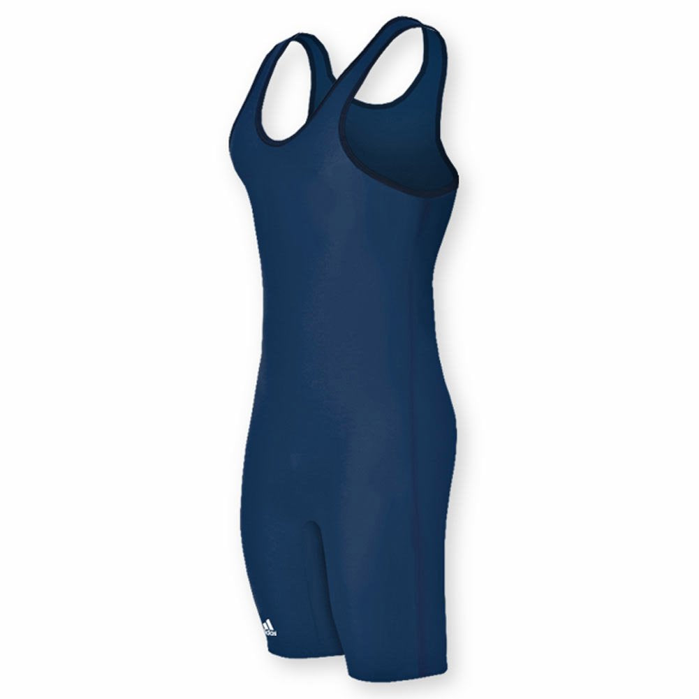 adidas Mens Standard Solid Singlet, Navy, Large