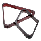 Ownmy Set Of 2 Wooden Billiard Ball Rack Set, Vintage Solid Wood Billiard 8-Ball Triangle Rack & 9-Ball Diamond Rack Table Pool