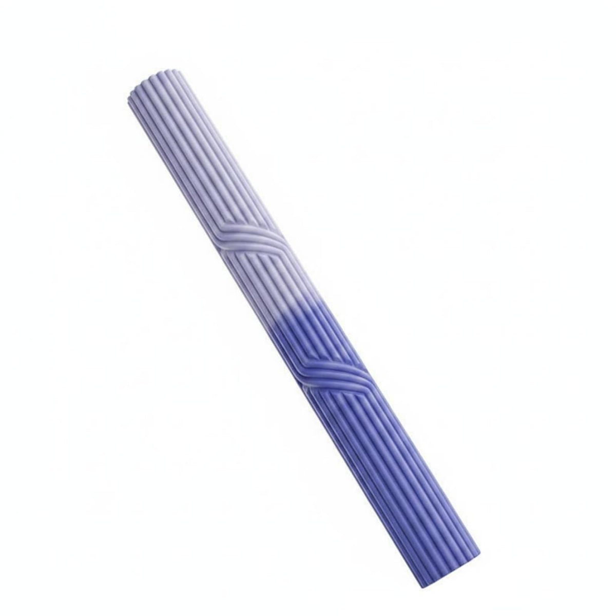 Clovrix AntiSlip Silicone Twist Bar Handheld Ribbed Massage For Full Workout, GrayBlue | Resistance Trainers Fitness Equipmen