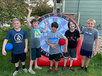 Zastic! The Original Giant 6Ft Tall Inflatable Kick Darts Game  Jumbo Outdoor Soccer Target Board For Back Yard Games Activity