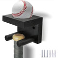 JOINSI 1 Pack Baseball Bat Holder Wall Mount Display Stand Hanger, Softball Storage Rack