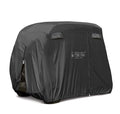 10L0L Universal 2-4 Passenger Golf Cart Cover For Ezgo, Club Car And Yamaha, Waterproof Sunproof And Durable, Black
