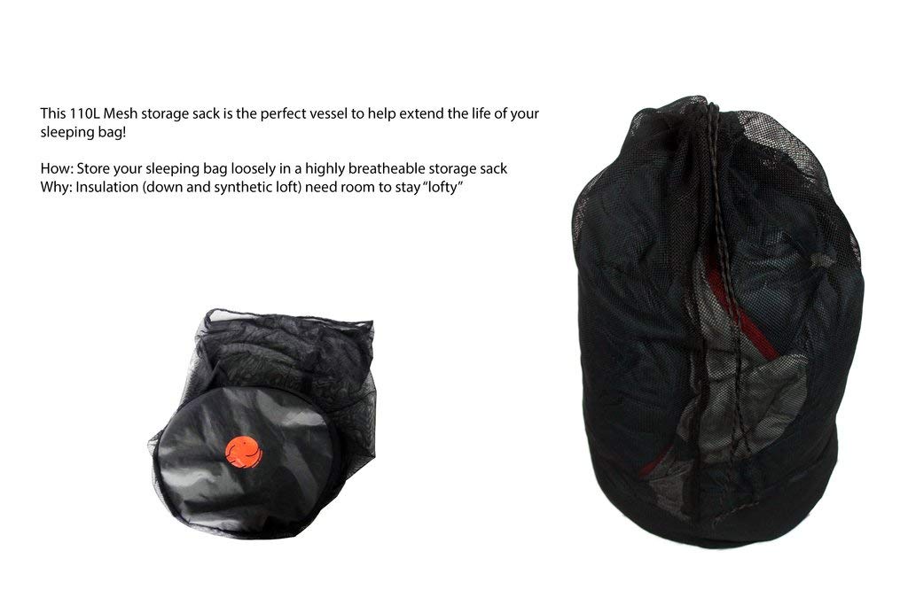 Omnicore Designs 110L Poly Mesh Sleeping Bag Storage Sack