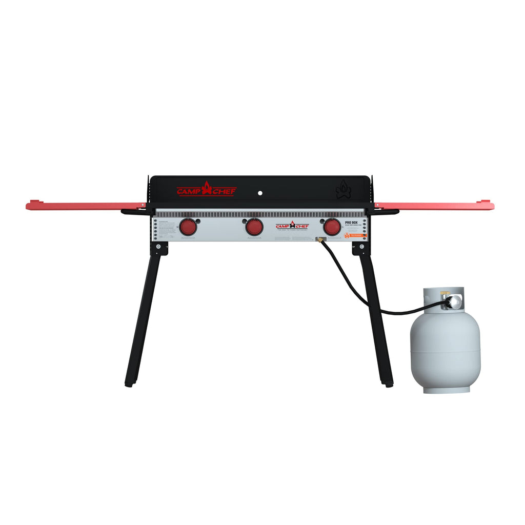 Camp Chef Pro 16 Cooking System - Three-Burner Camp Stove - Includes Windscreen & Matchless Ignition - Portable Camping Cooking