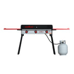 Camp Chef Pro 16 Cooking System - Three-Burner Camp Stove - Includes Windscreen & Matchless Ignition - Portable Camping Cooking