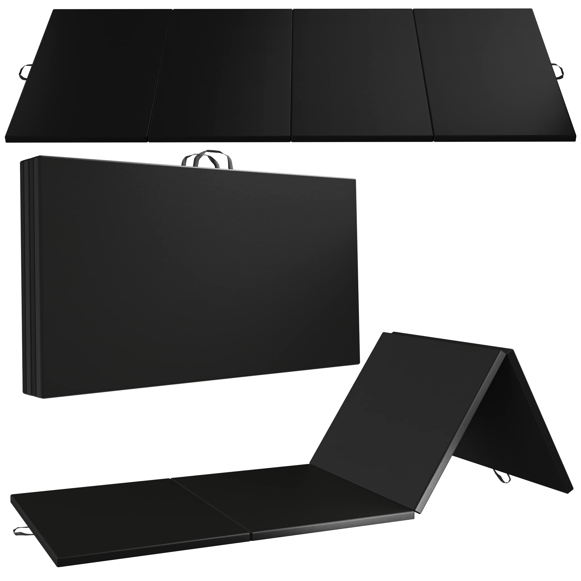 Elevens Gymnastics Mat For Tumbling 10X4X2'', Thick Folding Exercise Mat For Home,Gym Mats For Home Workout, Tumbling Mats For K