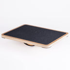 Strongtek Professional Wooden Balance Board With Crossed Hardwood Base, Advanced Rocker Board For Core Strength, Stability Train