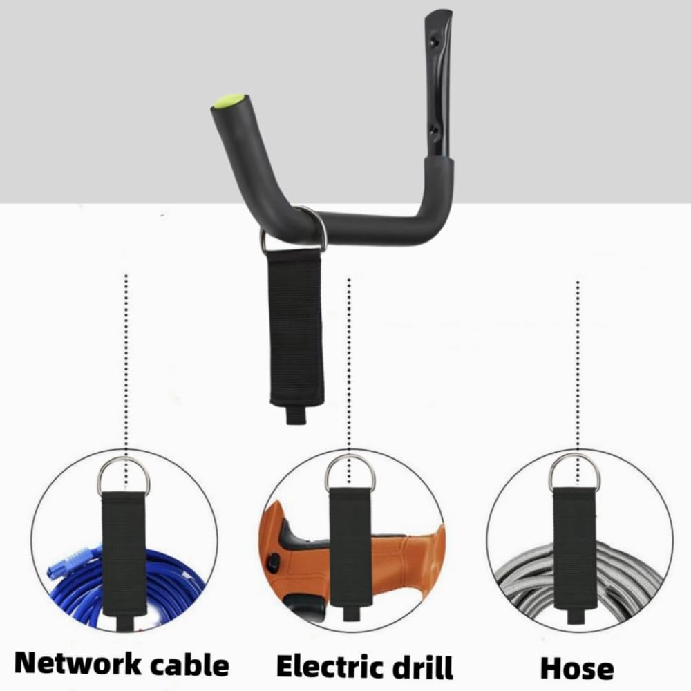 Aweilan Kayak Rack Wall Mount, Canoe Hanger Hooks, Heavy Duty Garage Hooks, For Hanging Outdoor Beach Folding Chair Bicycle Surf