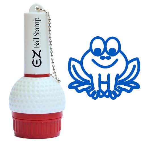 Promarking Ezballstamp Golf Ball Stamp - Blue Sitting Frog
