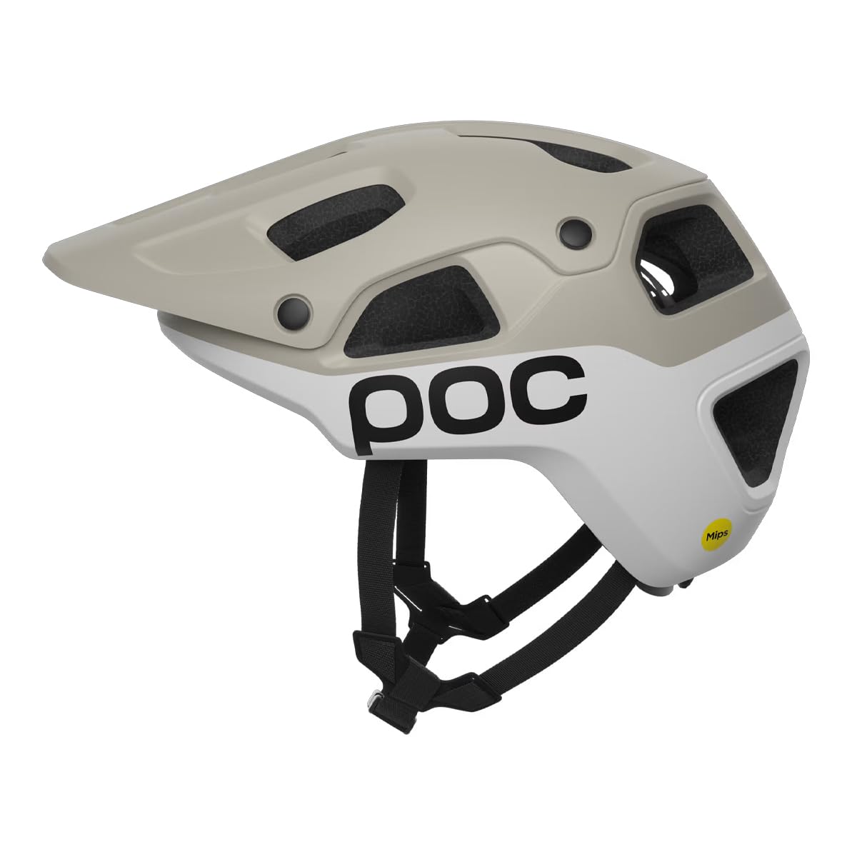 POC Cularis Pure - Unisex MTB Helmet with MIPS Protection System, Interchangeable Visor Cover, Optimised Ventilation, Lightweigh