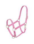 Tough 1 Nylon Halter with Satin Hardware, Pink, Horse