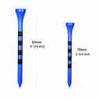 Zivisk Wooden Golf Tees 2-3/4 Inch 100 Count, 2.75'' Long Golf Wood Bamboo Tees(Blue,70Mm)