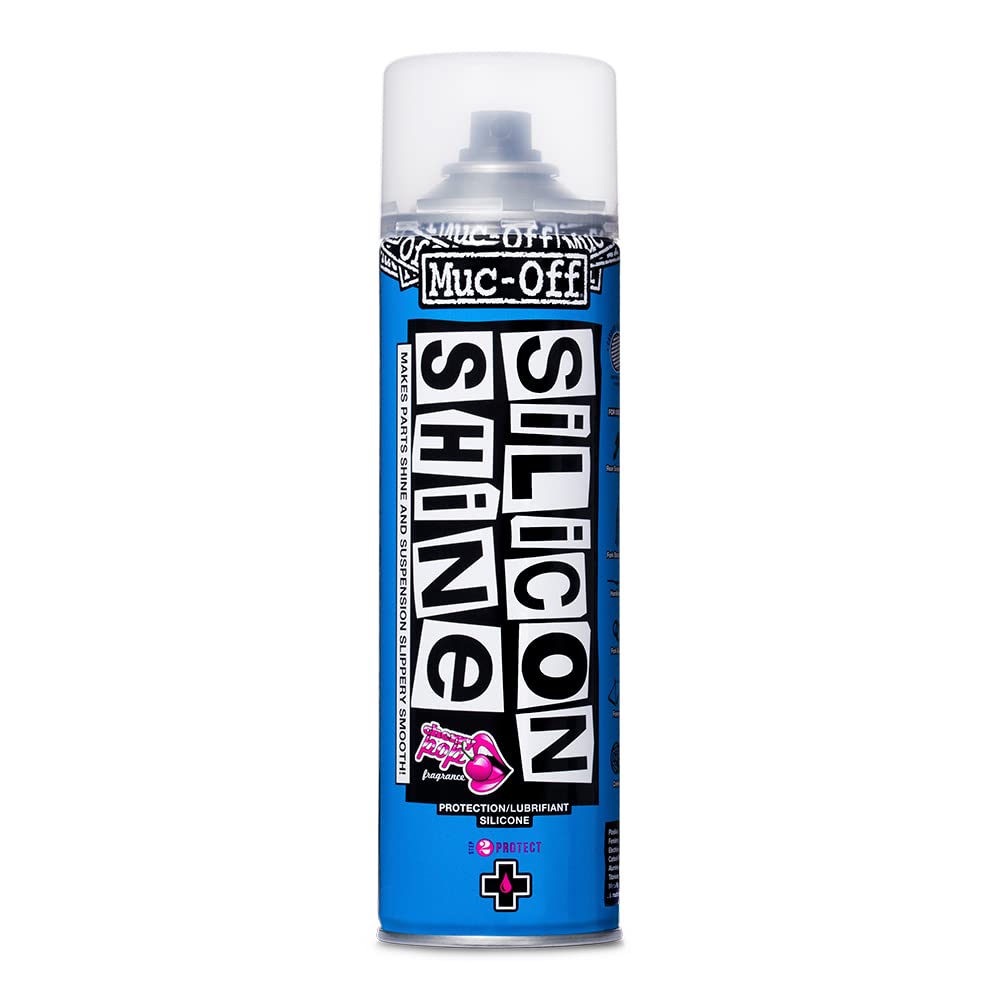 Muc Off Silicon Shine, 500 Milliliters - Highly Advanced, Friction-Reducing Bicycle Shine Spray For A Glossy Finish - Suitable F