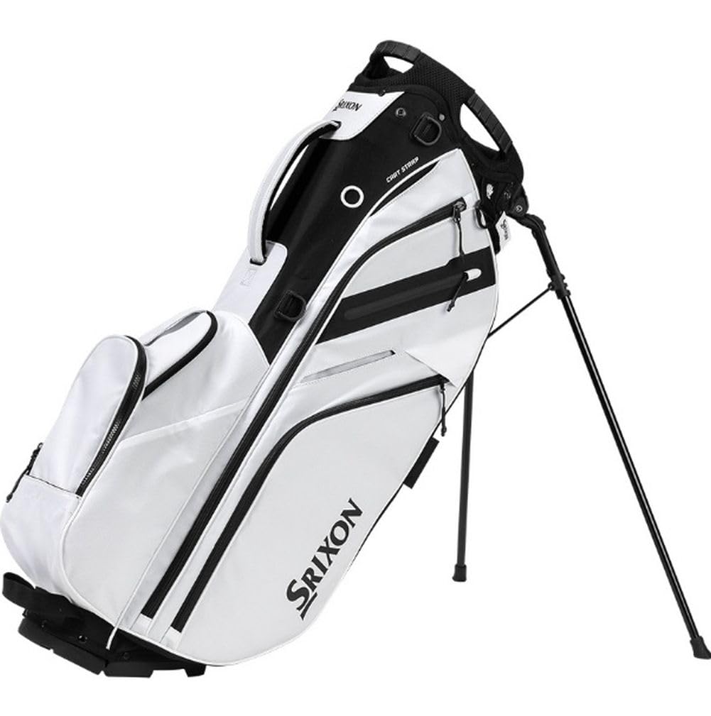 Srixon Signature Series Stand Bag, White/Black