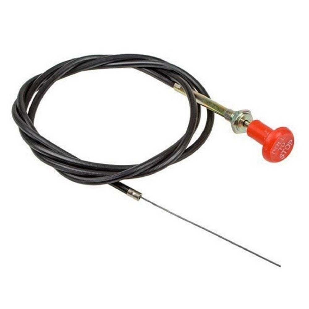 Cc66 Universal Stop Cable W/ Red Knob - 72'' Long