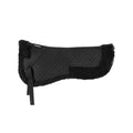HORZE Fur Half Pad | Durable, Breathable, Non-Slip Correction Saddle Pad - Black - Horse