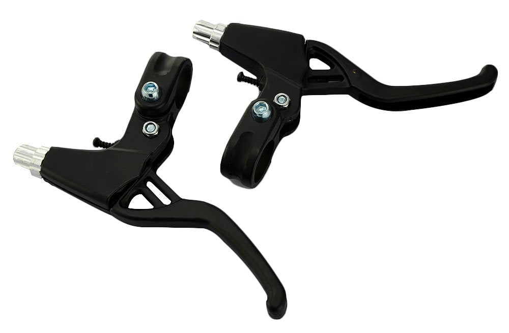 Bicyclestore 1 Pair Universal Aluminum Alloy Bicycle Brake Handle Mountain Road Bike Brake Lever Diameter 22Mm(Black)