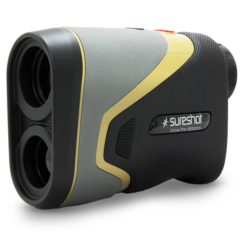 Mgi Sureshot Pinlock Rangefinder Golf - 6000 Series - Ipsm - (Intelligence-Pulse-Slope-Magnetic), Black-Grey-Gold