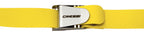 Cressi Quick-Release Elastic Belt With Metal Buckle, Yellow, One Size