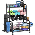 Weight Rack For Dumbbells, Dumbbell Rack Weight Stand, Vopeak Home Gym Storage Rack For Yoga Mat Kettlebells And Strength Traini