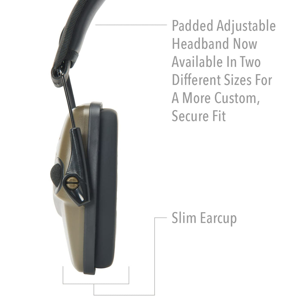 Honeywell Ademco Howard Leight Impact Sport Bluetooth 5.0 Electronic Shooting Earmuff (R-02548) Od Green