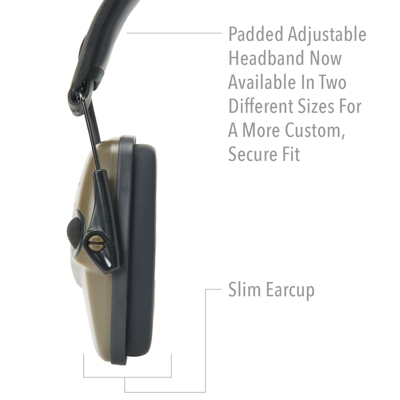 Honeywell Ademco Howard Leight Impact Sport Bluetooth 5.0 Electronic Shooting Earmuff (R-02548) Od Green