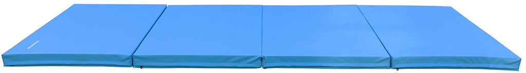 Signature Fitness All Purpose 4X10X3'' Extra Thick High Density Anti Tear Gymnastics Gym Folding Exercise Aerobics Mats, 3-Inche