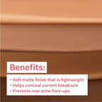 Almay Clear Complexion Makeup, Matte Finish Liquid Foundation With Salicylic Acid, Hypoallergenic, Cruelty Free, -Fragrance Free