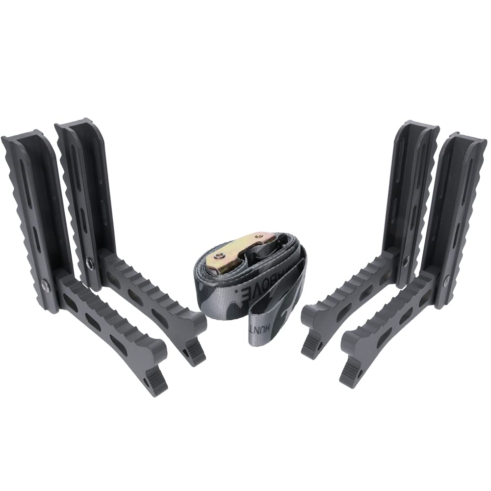 Hawk Hunting Climbing Tree Stand Bowhunting Folding Portable Helium 4 Steps With Strap Pack
