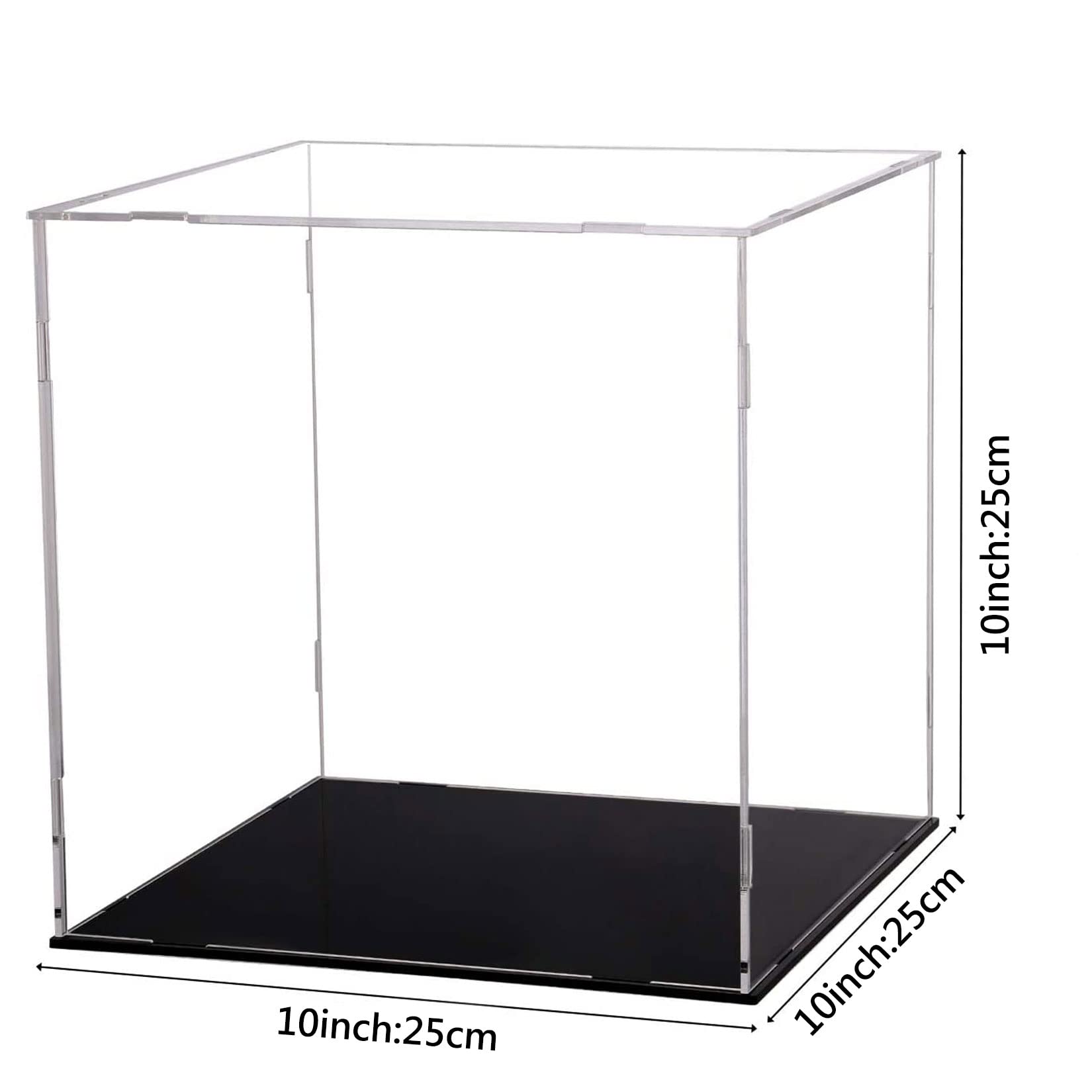 Evron Display Case For Collectibles Assemble Clear Acrylic Box Alternative Glass Case For Display Action Figures Home Storage  O