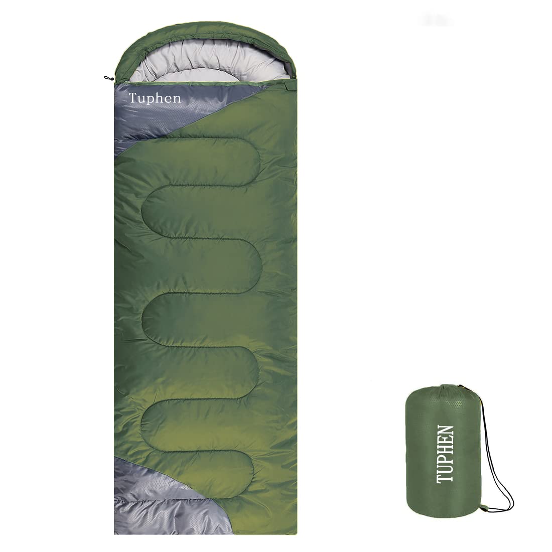 Tuphen- Sleeping Bags For Adults Kids Boys Girls Backpacking Hiking Camping Liner, Cold Warm Weather 4 Seasons Winter, Fall, Spr