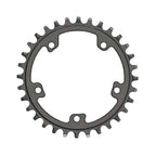 Wolf Tooth: Camo Aluminum Round Chainring 12 Spd Hp Chain 34T - Black - Black - 34T