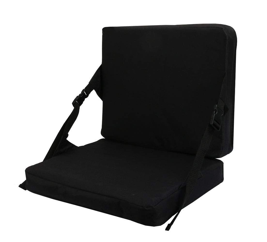 Kimi House Indoor & Outdoor Folding Chair Cushion, Foldable Portable Stadium Seat,Chair Cushion For Sports Events, Outing, Trave