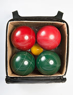 St Pierre Sports Professional Bocce Set, Green/Maroon, 107Mm
