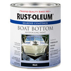 Rust-Oleum Available 207012 Marine Flat Boat Bottom Antifouling Enamel Paint, 1-Quart, Black, (Pack Of 1), 32 Fl Oz