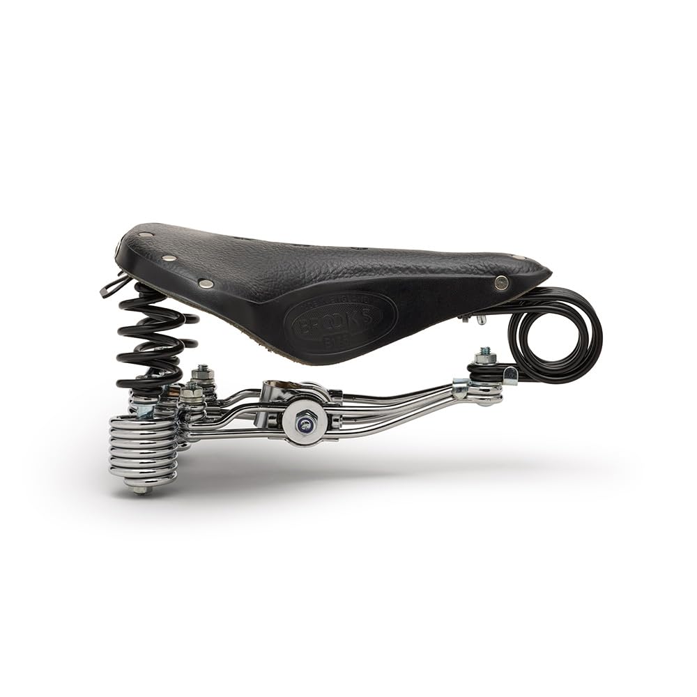 Brooks Saddles B135 Bicycle Saddle (Chrome Double Springs, Black )
