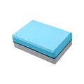 Block Soft Portable Accessories for Gifts Stretching Home Workouts Blue and Grey