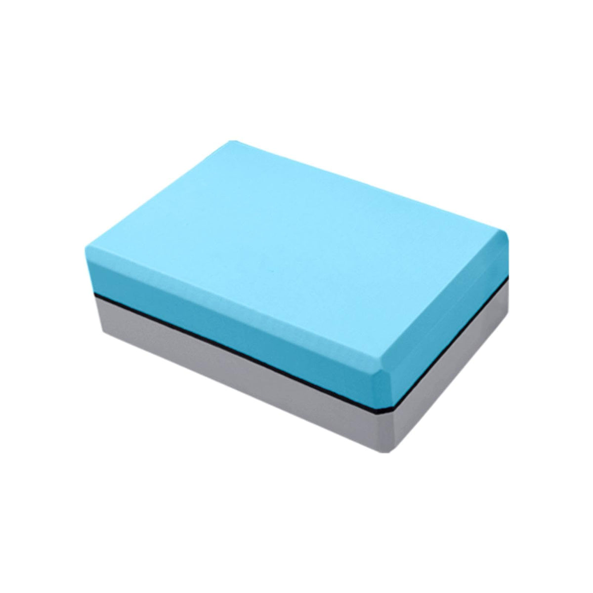 Block Soft Portable Accessories for Gifts Stretching Home Workouts Blue and Grey