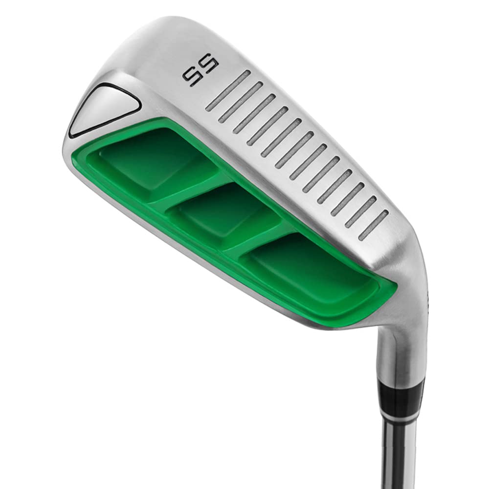 Mazel Golf Pitching & Chipper Wedge,Right Handed,35,45,55 Degree Available For Men & Women (Right, Stainless Steel (Green Head),