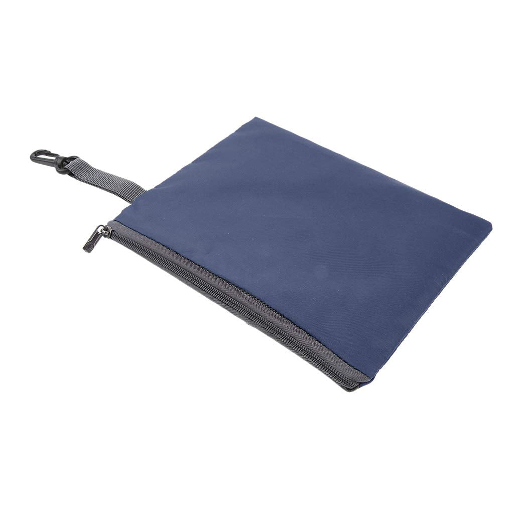 Merishopp Waterproof Camping Storage Bag Zipper Pouch Travel Organizer Dark Blue
