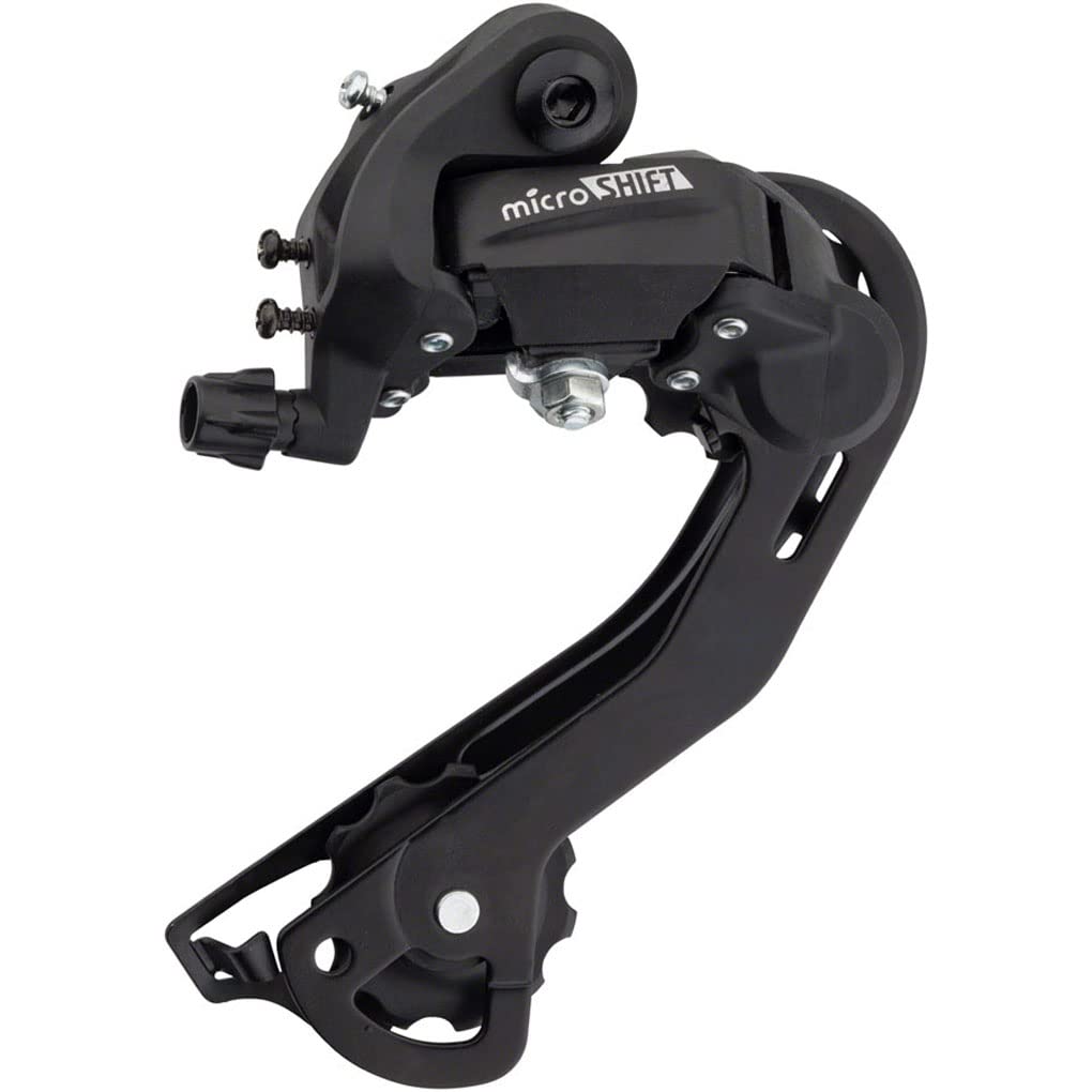 Microshift  M21 Rear Derailleur  6 And 7 Speed  Long Cage  Black