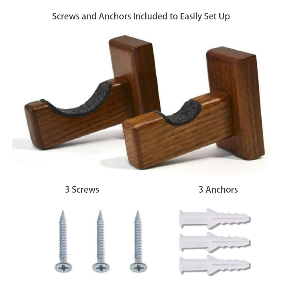 Orga'Neat Baseball Bat Display Case, Wall Mount Bat Holder Hanger, Solid Ash Tree Handmade Horizontal Bat Rack W/ Protective Sof