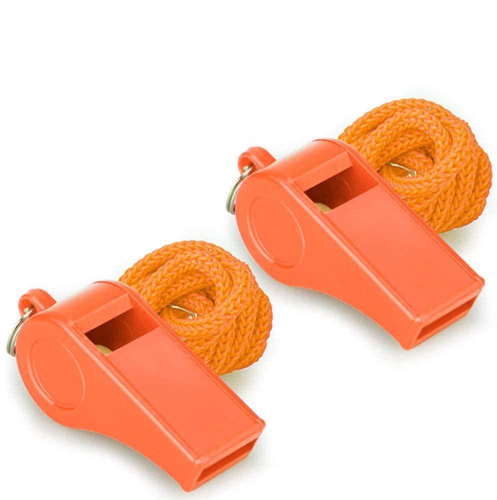 Hipat Emergency Whistle, Super Loud Safety Whistle With Lanyard, Ideal For Kayaking, Boating, Swimming, Water Survival, Hiking, 