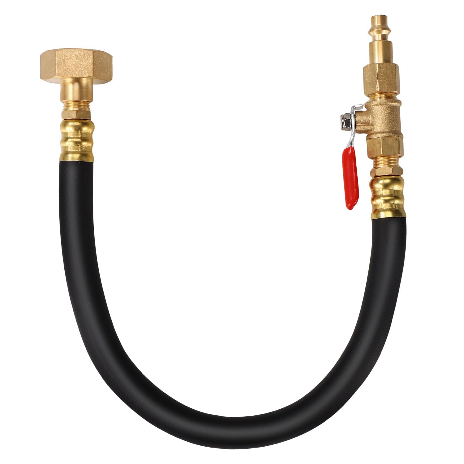 Flush Hose Fitting Kit Compatible with Yamaha WaveRunner/Sport, PWC Flush Hose Adapter Jet Boat Accessory for Yamaha LX VX VXR F