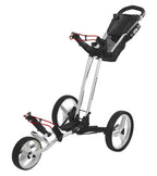Sun Mountain Pathfinder Px3 3-Wheel Golf Push Cart Grey/Red