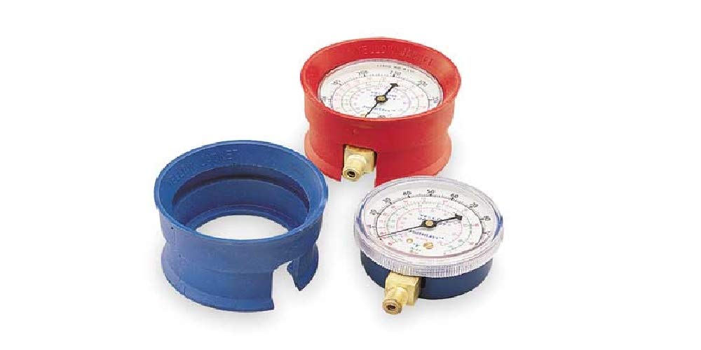 Gauge Boots,2-1/2 In Dia,Pr