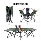 Redcamp Oversized Camping Cots For Adults 500Lbs,33'' Extra Wide Tall Sleeping Cots Heavy Duty, Xl Cots Portable For Outdoor Ind